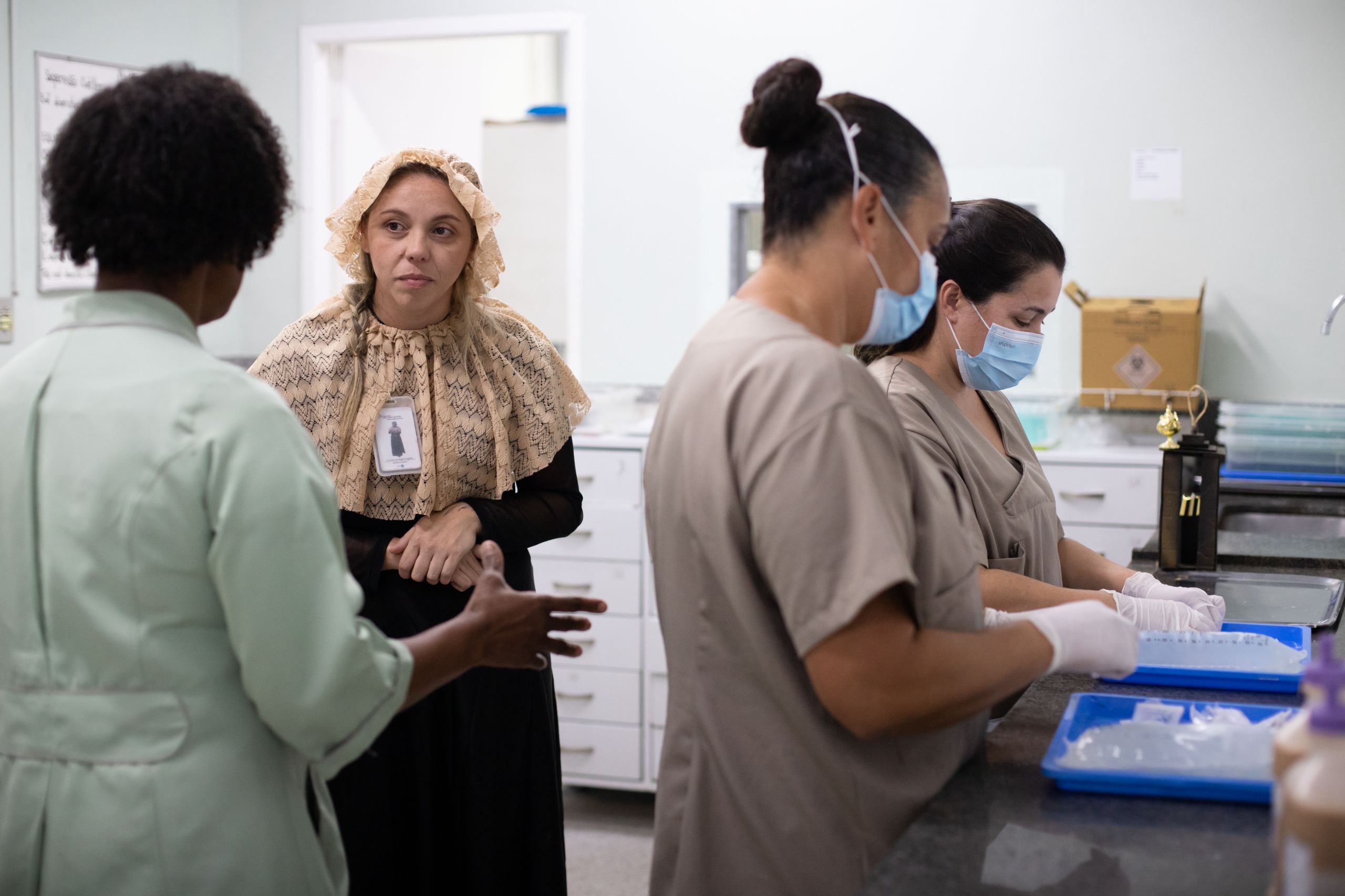 Hospital São João Batista comemora Semana da Enfermagem 2025 contando história da profissão através de Florence Nightingale