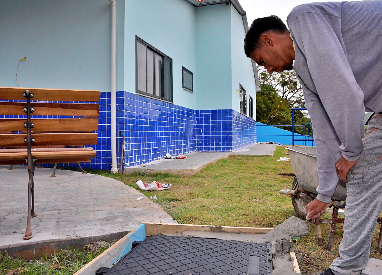 Volta Redonda: Construção do novo Cras do bairro Roma entra na reta final
